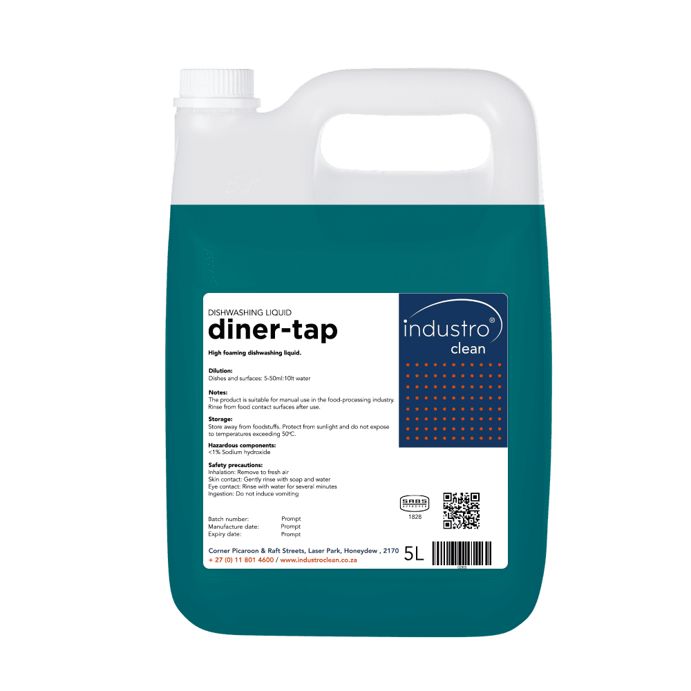 Industroclean Diner-Tap Dishwashing Detergent 5L