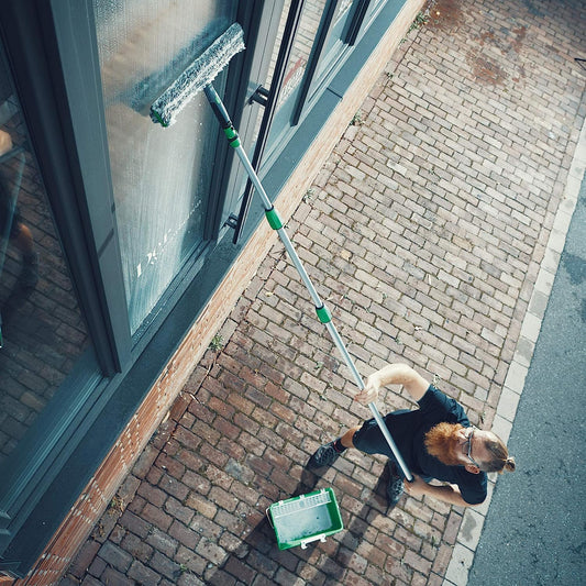 Unger Visa Versa Pro 35cm & Optiloc Telescopic Pole Combo (Various Sizes)