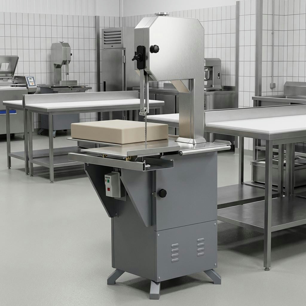 Butcherquip Commercial Bandsaw – Floor Standing | Mild Steel | Single Phase