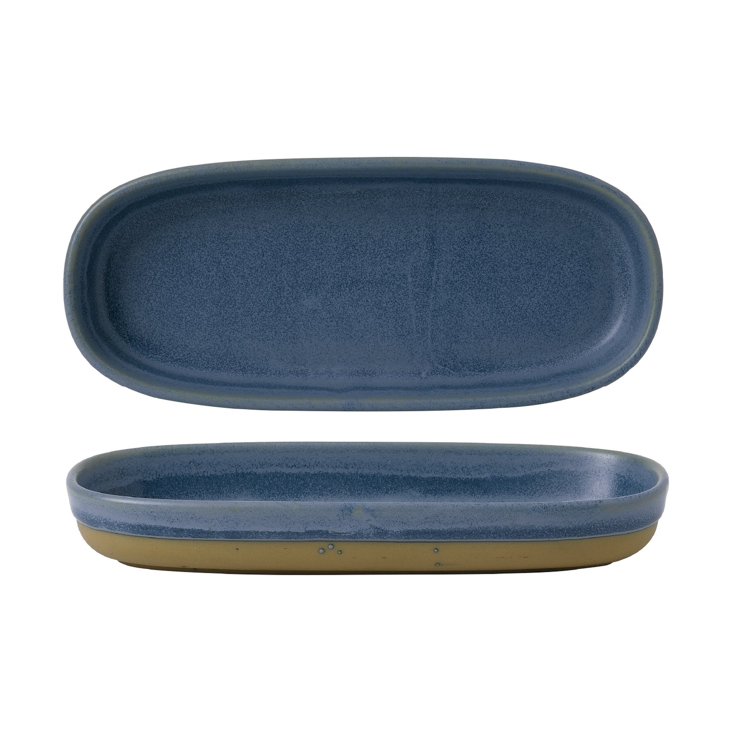 Churchill Emerge Oslo Blue Shallow Tray 23.3cm x 10cm x 3.3cm (Pack of 6) by Churchill Trays for commercial kitchens