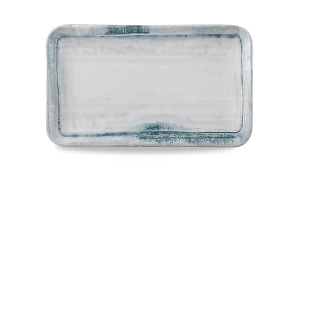 Churchill Finca Limestone Organic Rectangular Plate - 27 x 16cm (Pack of 12) by Churchill Rectangular Plate for commercial kitchens