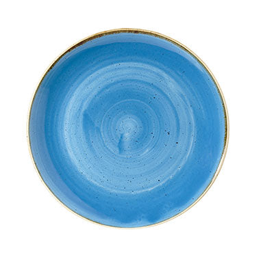 Churchill Cornflower Blue Coupe Plate - 16.5cm (Pack of 12) by Churchill Coupe Plate for commercial kitchens