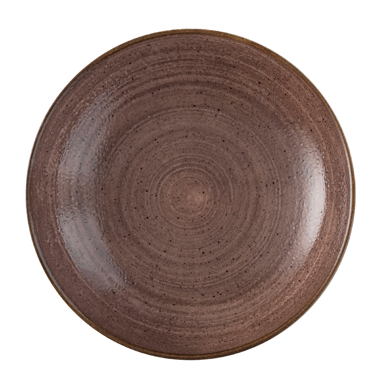 Churchill Stonecast Raw Brown Coupe Plate - 28.8cm (Pack of 12) by Churchill Coupe Plate for commercial kitchens