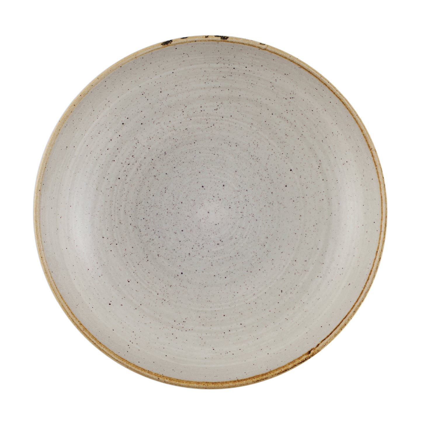 Churchill Stonecast Raw Grey Coupe Plate - 28.8cm (Pack of 12) by Churchill Coupe Plate for commercial kitchens
