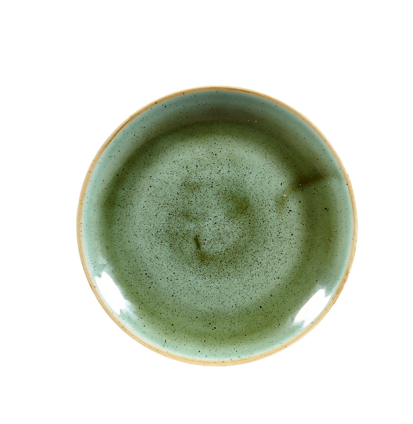 Stonecast Samphire Green Coupe Plate - 16.5cm (Pack of 12)