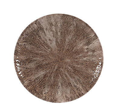 Churchill Stone Zircon Brown Evolve Coupe Plate 26cm (Pack of 12) by Churchill Coupe Plates for commercial kitchens