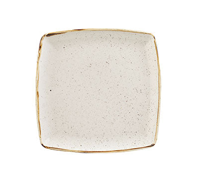 Churchill Stonecast - Barley White - Deep Square Plate - 26.8Cm (6) by Churchill Commercial catering equipment