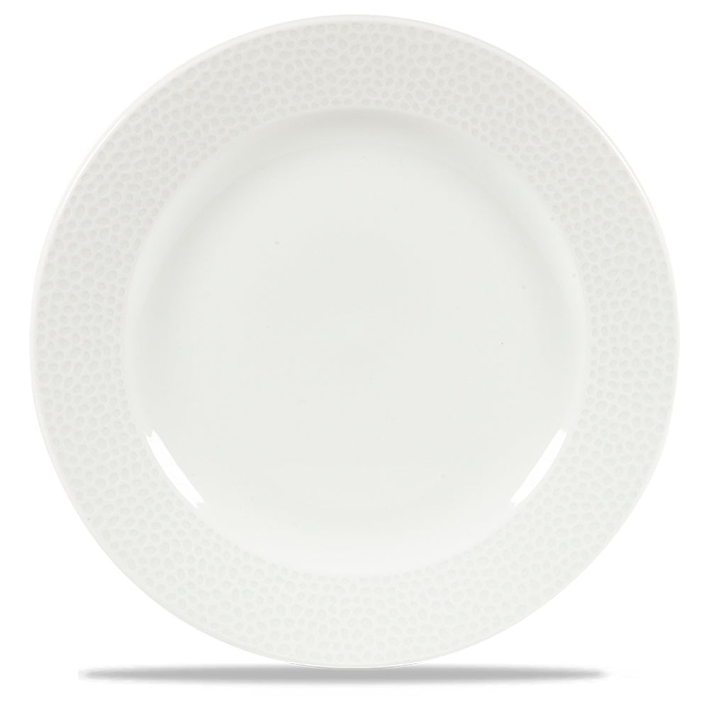 Isla White Footed Plate 30.5cm (Pack of 12)