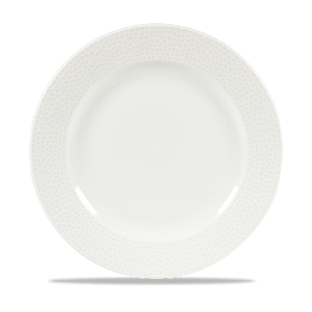 Isla White Footed Plate 27.6cm (Pack of 12)
