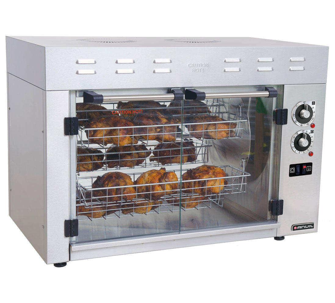 Anvil Chicken Griller - 16-Bird Electric Rotisserie Oven