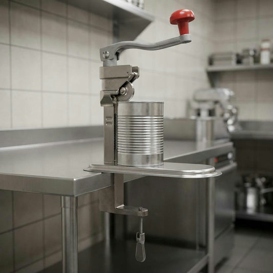 Commercial Can Opener with Table Clamp – Heavy-Duty Manual | Cater Ace