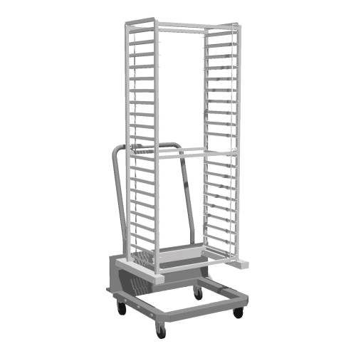 Piron 16 Pan Roll-In Trolley (600 x 400 Only) by Piron Roll-In Trolley for commercial kitchens