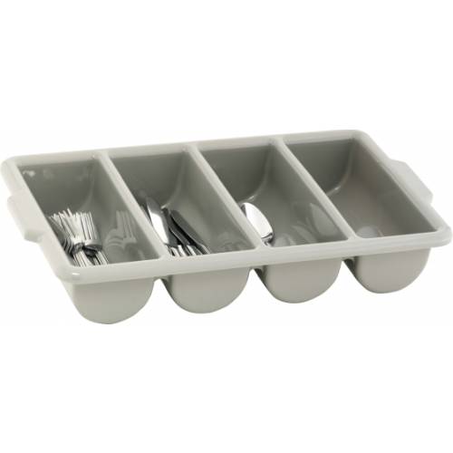 Cutlery Tray - Grey - 4 Division - 500 x 300mm