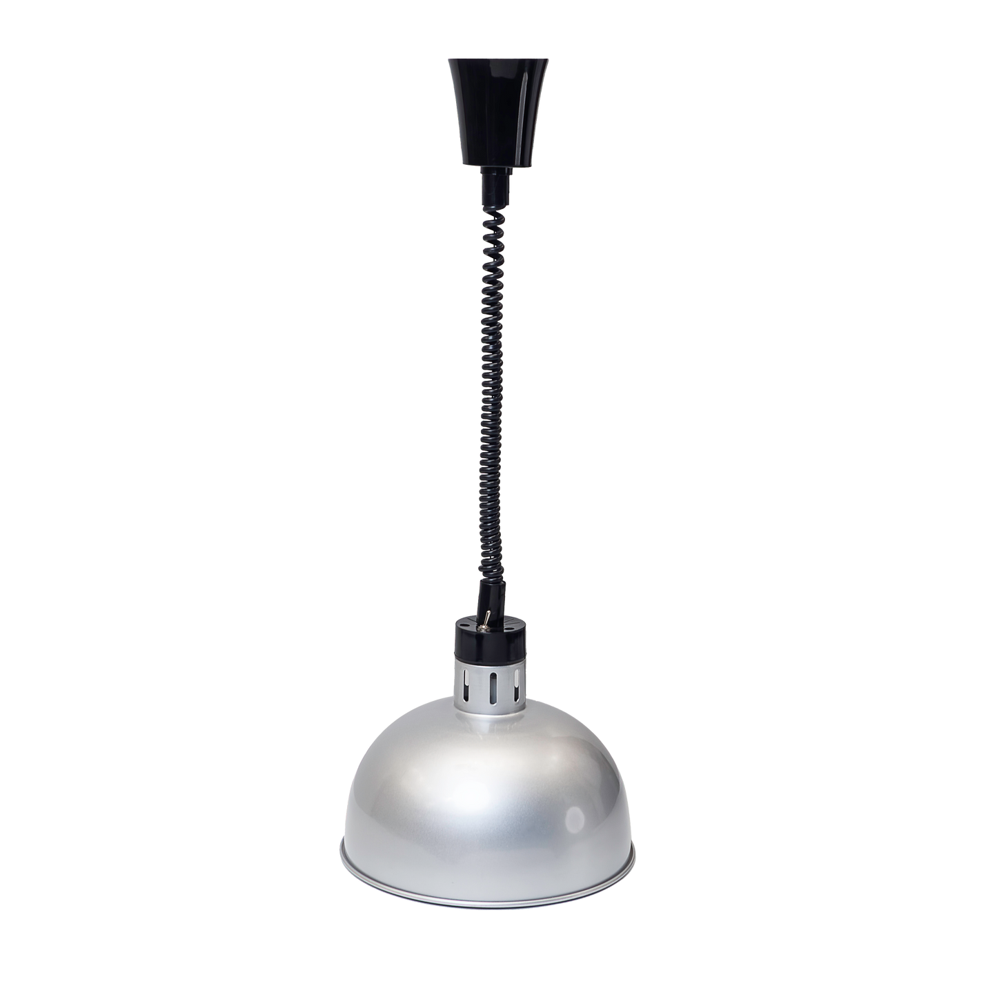 Decorative Food Display Lamp Matt Silver