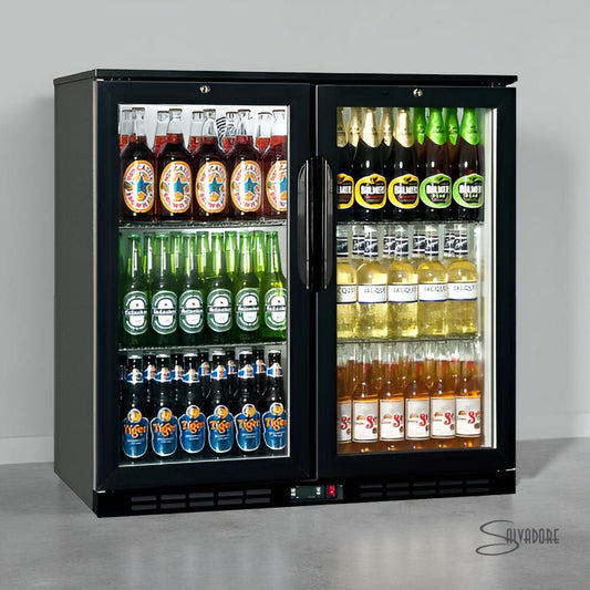 Salvadore Back Bar Cooler – Double Hinged Door | Commercial Bar Refrigerator