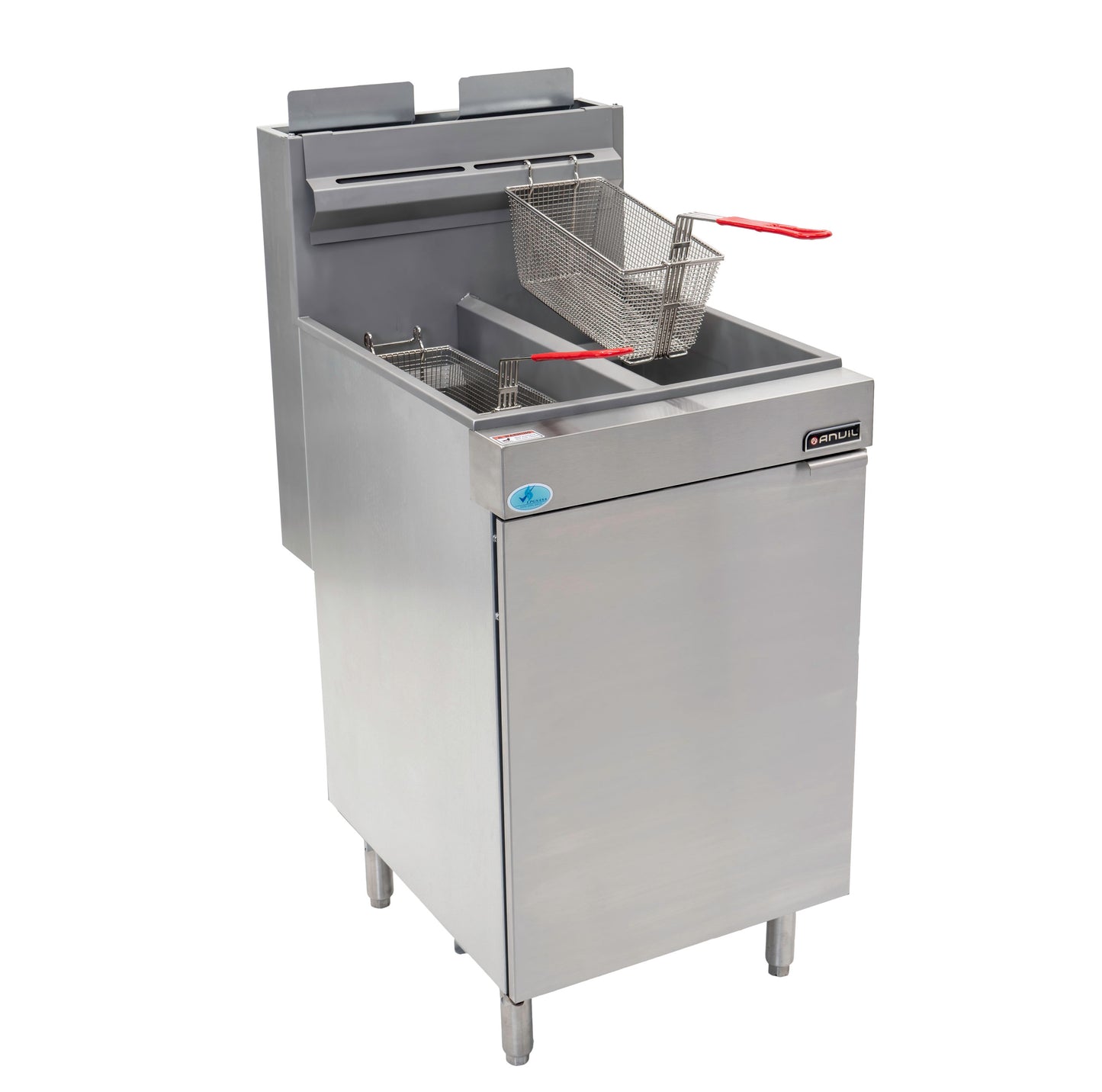 Anvil Gas Fish Fryer - 2 x 18L Twin Pan