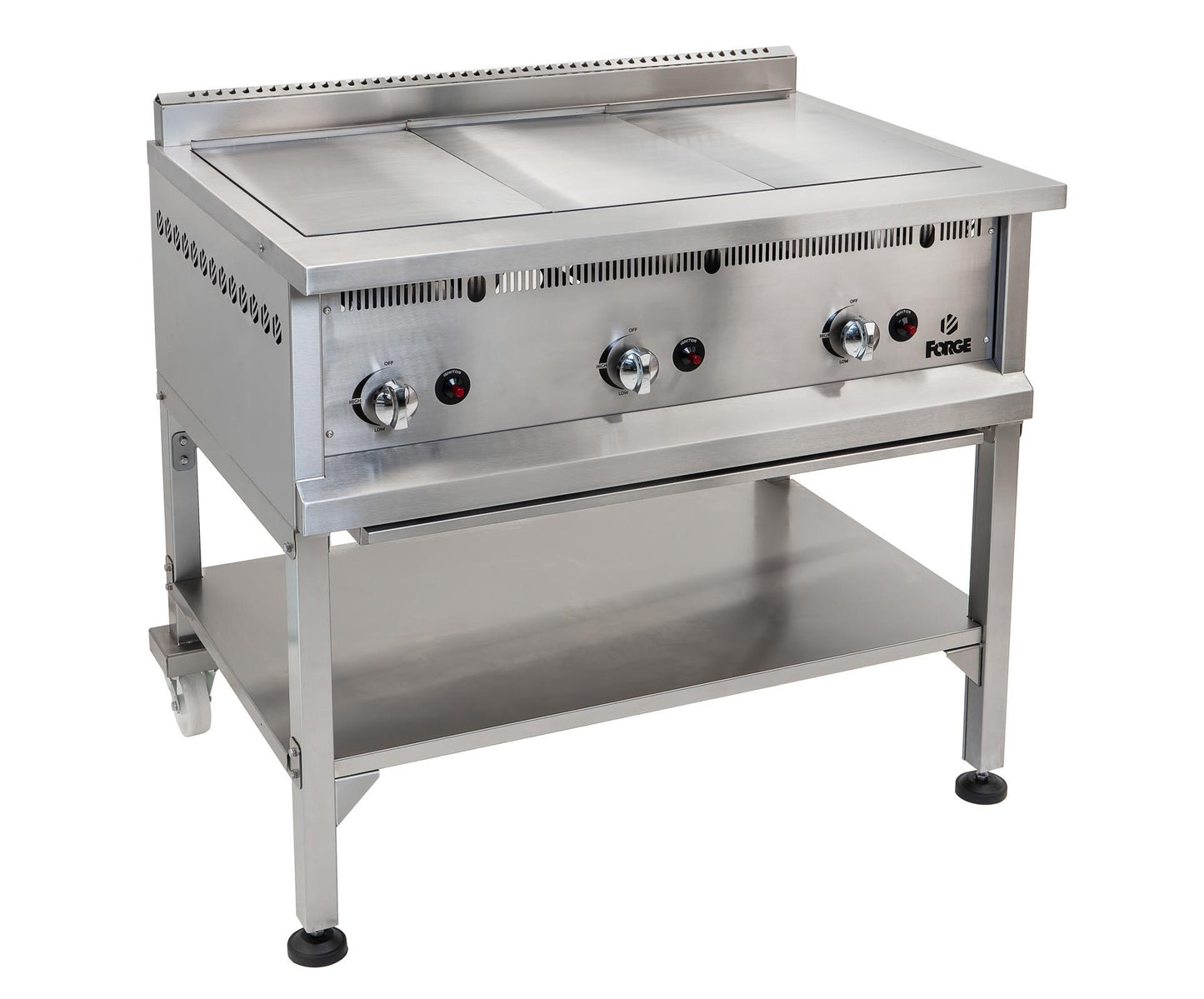 Forge FSP0003 Gas Solid Plate Stove – 3 Burner
