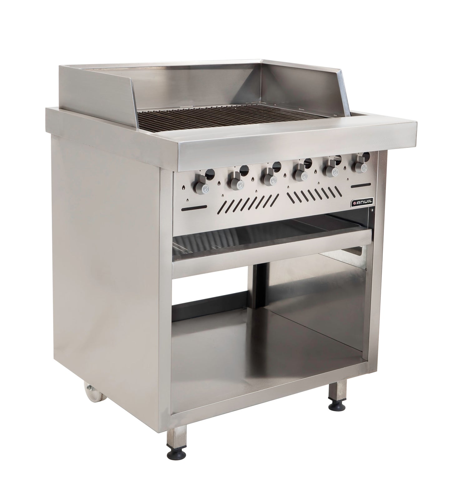 Gas Griller Anvil 6 Burner Radiant Free Standing