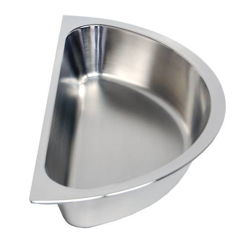 Infiniti Insert Infinity Round Half 190 x 65mm S/Steel by Infiniti Commercial catering equipment