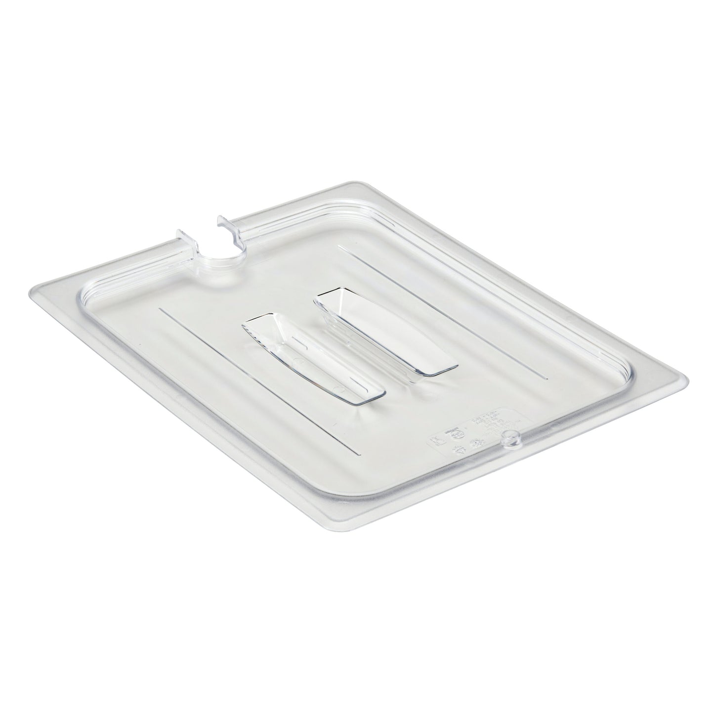 Cambro Polycarbonate Notched Lid -Clear (Fits 1/9 GN Pans)