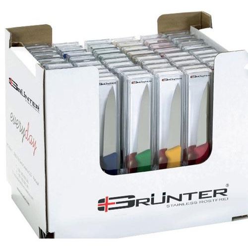 Grunter Paring Knife Set -100mm Colour Handles (60 Piece)