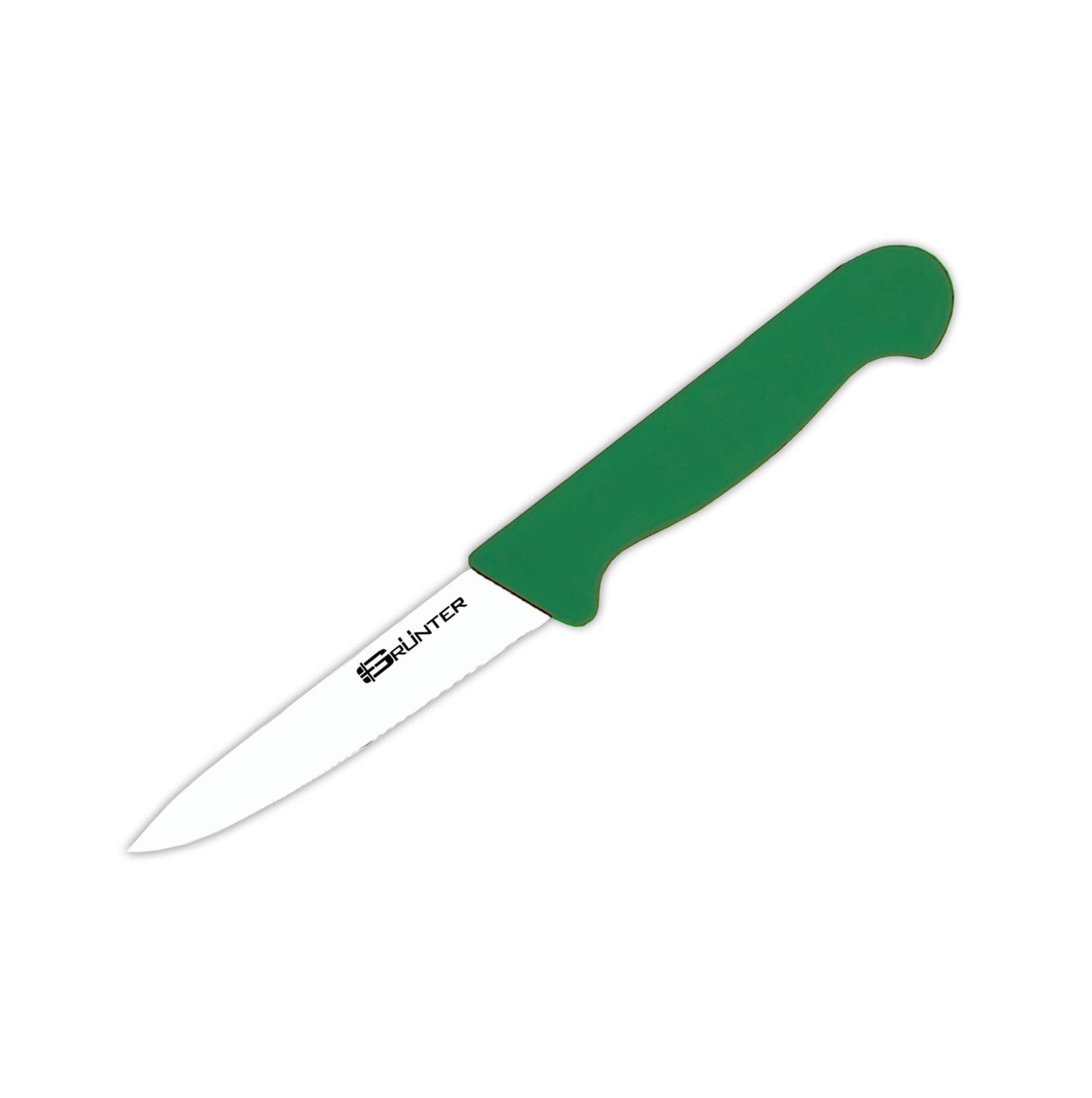 Grunter Paring Knife -100mm (Green Handle) by Grunter Commercial catering equipment