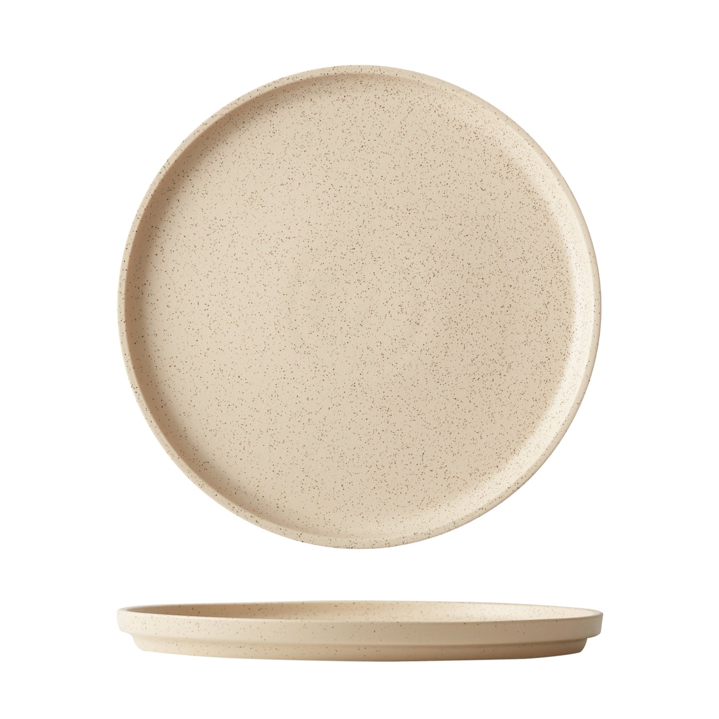 Luzerne Dune Clay Walled Plate 23.5cm (12 Pack) by Luzerne Commercial catering equipment