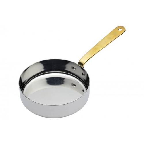Mini S/Steel Frying Pan 120 x 35mm by Other Brands Commercial catering equipment