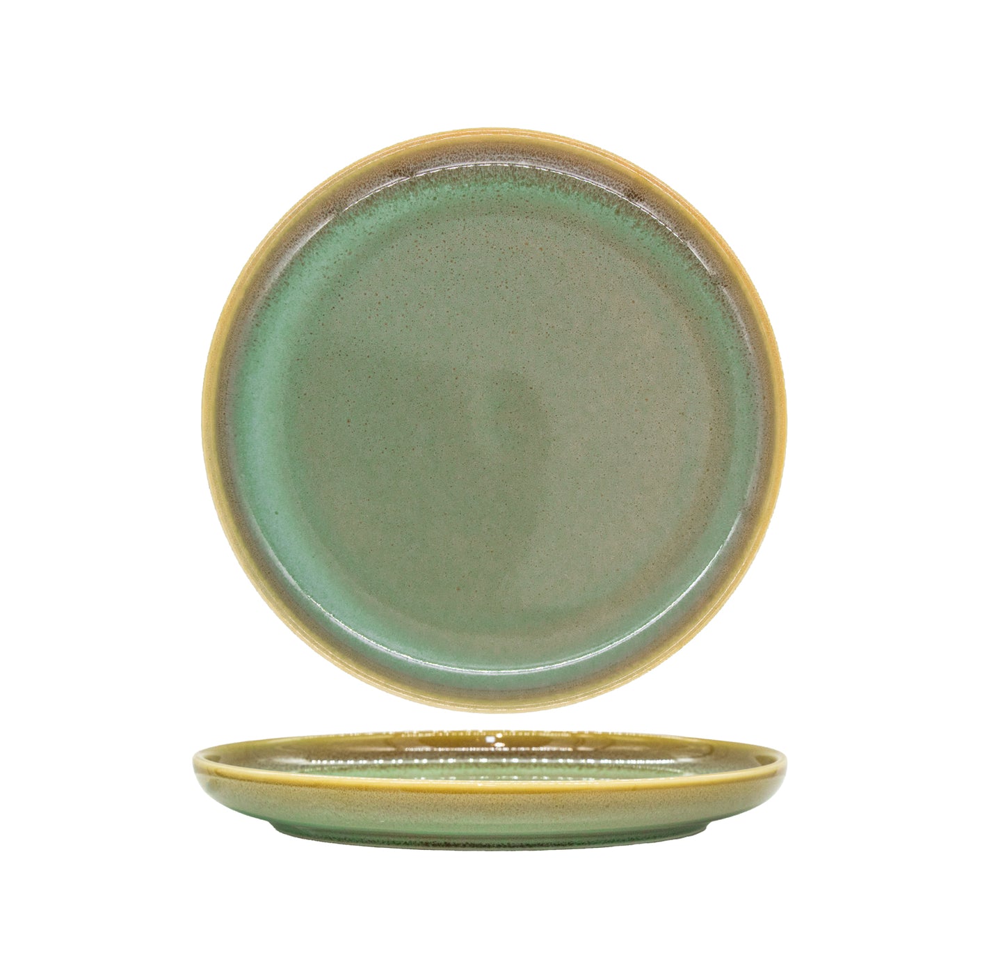 Fortis Fynbos Aloe Green Round Plate 18cm (6 Pack) by Fortis Commercial catering equipment