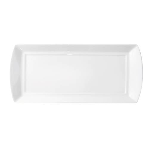 Fortis Rectangular Plate with Handle 38x17cm (3 Pack) by Fortis Commercial catering equipment