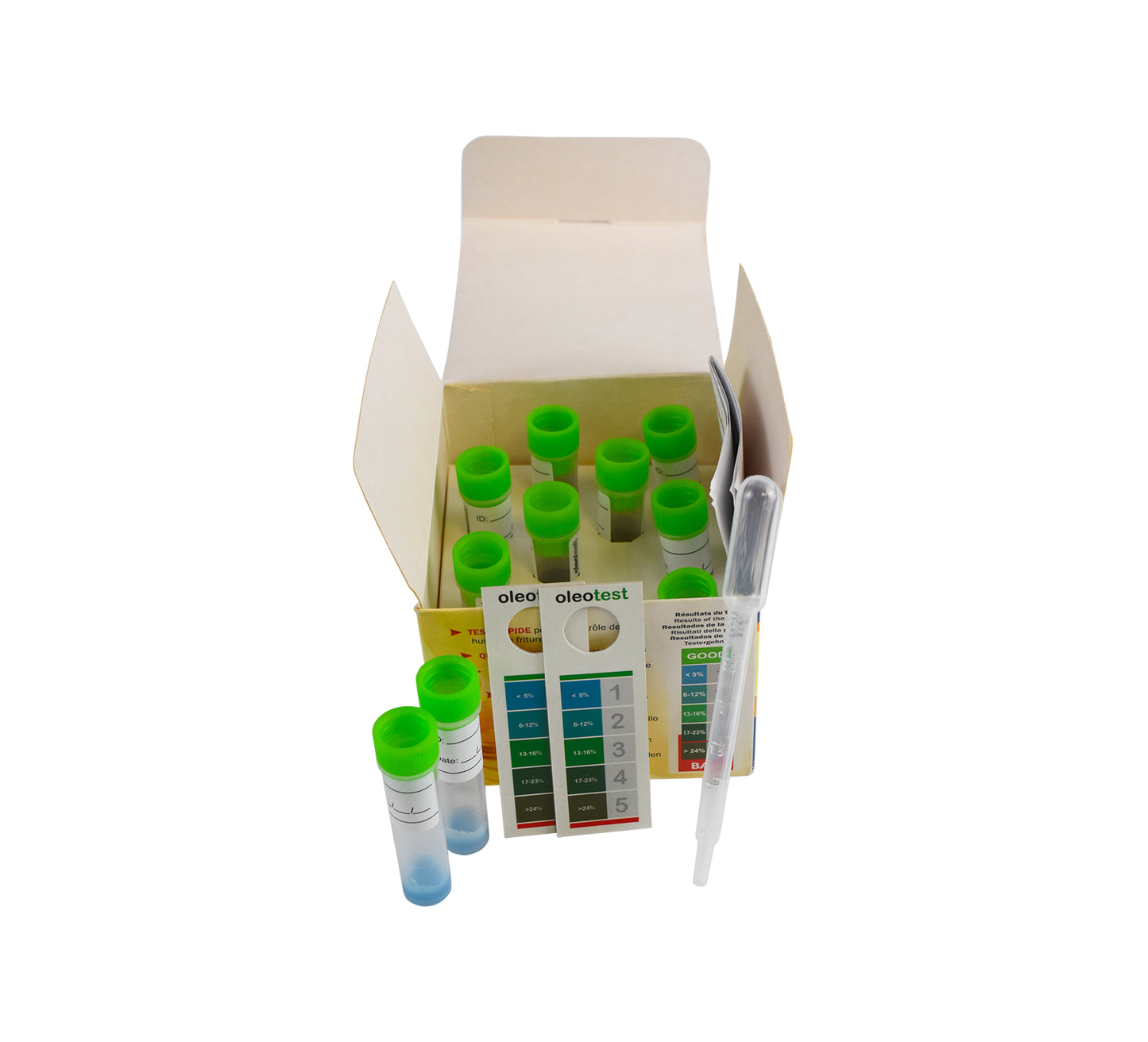 OIL TEST KIT - PACK OF 10 by Other Brands Oil Test Kit for commercial kitchens