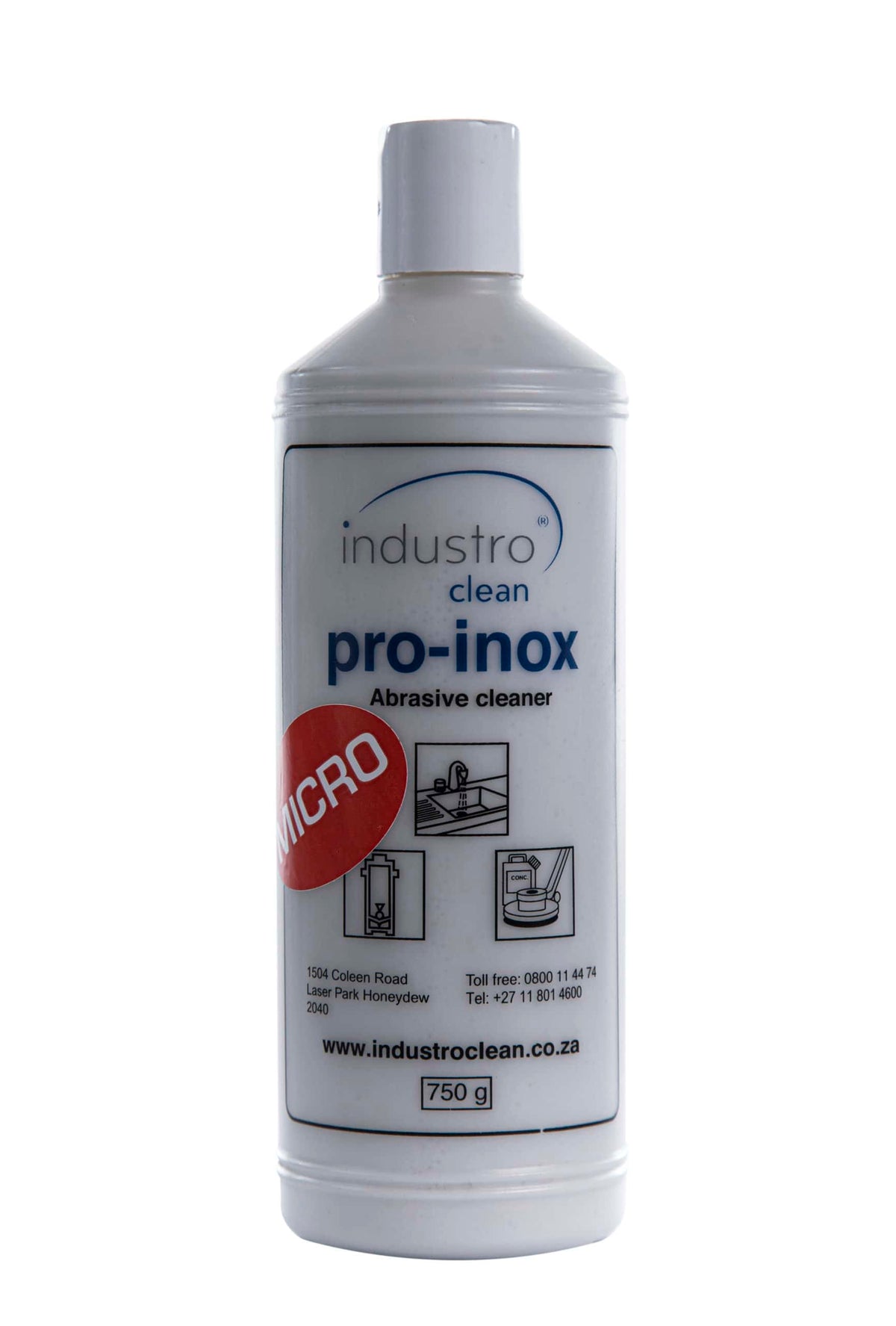 Industroclean Pro-Inox Micro Surface Cleaner 750g / 500ml