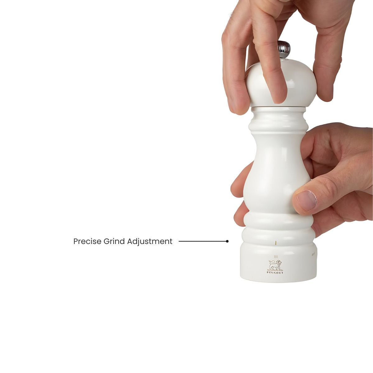 Peugeot Paris u’Select Salt Mill 18cm White (Pack of 6)
