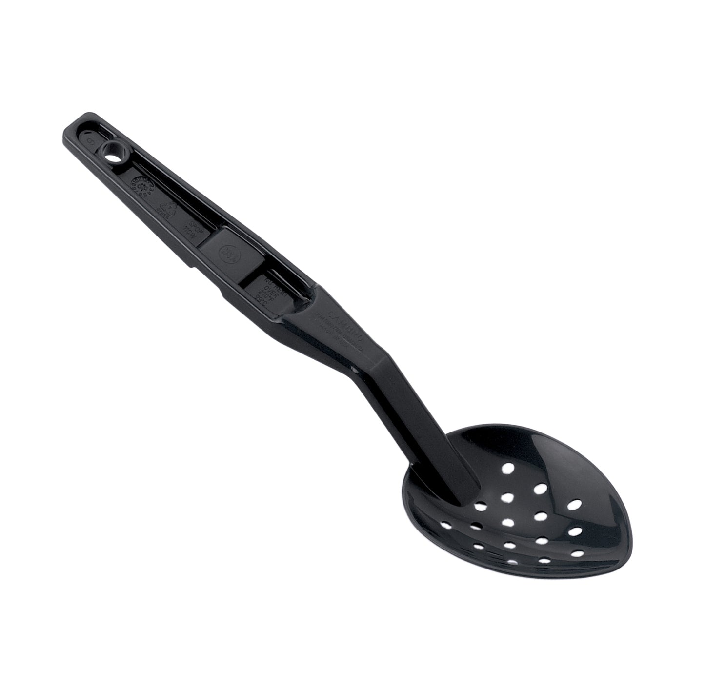 Cambro Polycarbonate Perforated Spoon Black 28Cm L by Cambro Spoon for commercial kitchens