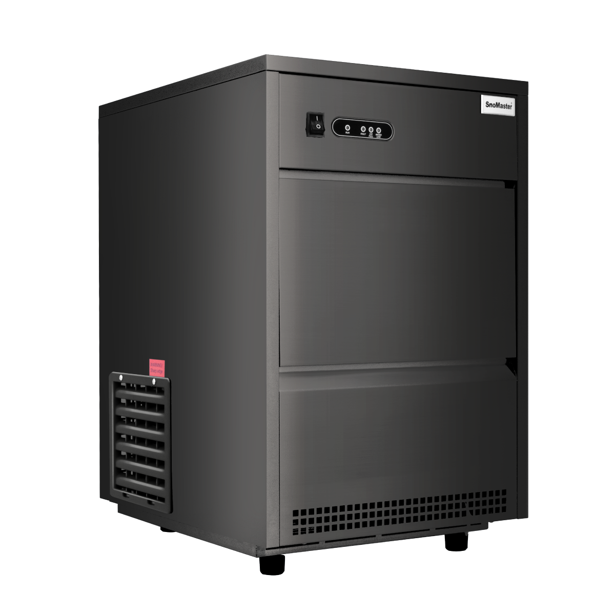 SnoMaster - 26Kg/24Hr Plumbed-In Bullet Type Ice-Maker (SM-26 (BLACK))