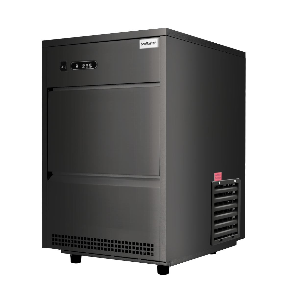 SnoMaster - 26Kg/24Hr Plumbed-In Bullet Type Ice-Maker (SM-26 (BLACK))