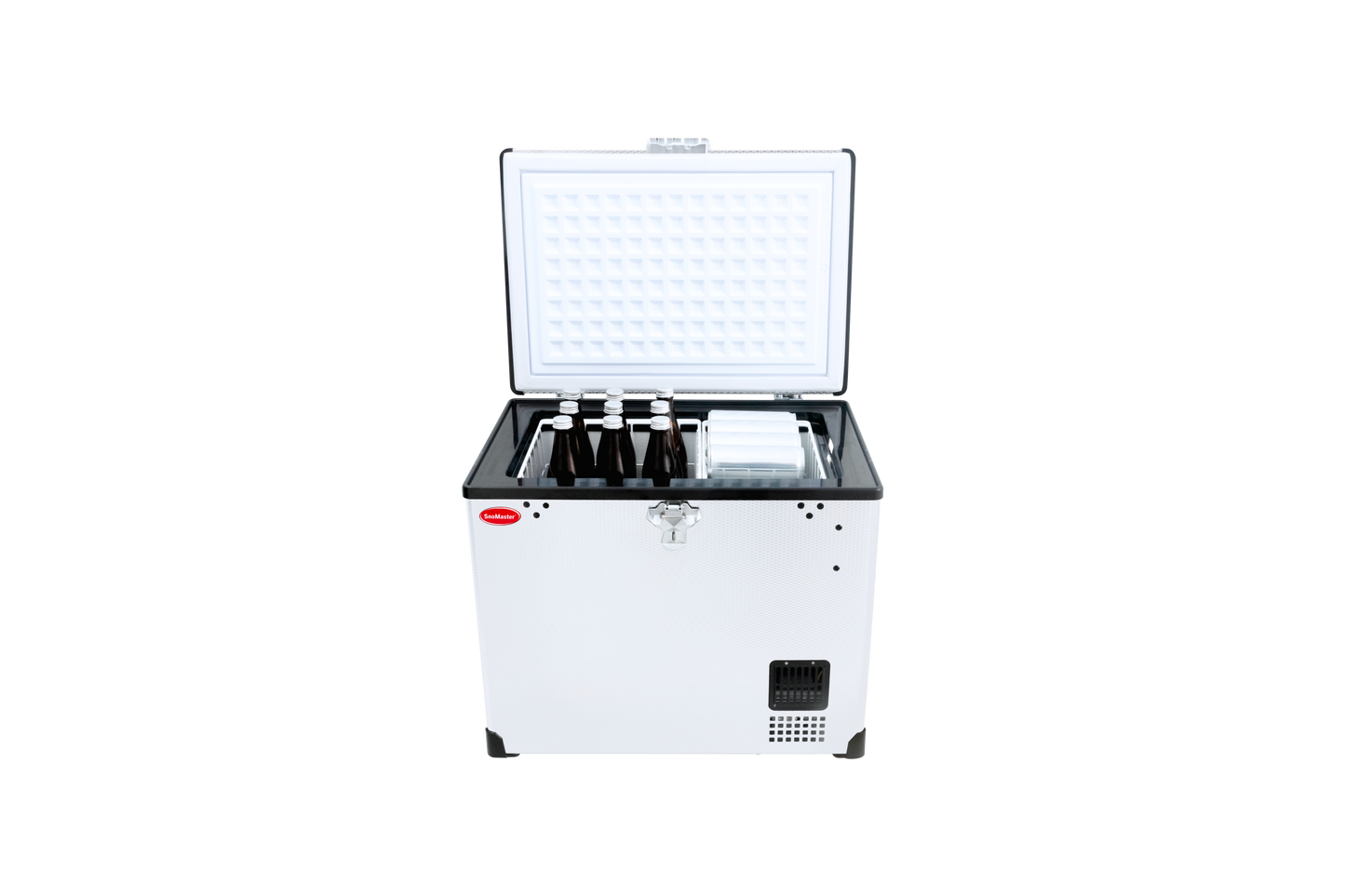SnoMaster - 40L Single Compartment Portable Fridge/Freezer AC/DC - Stainless Steel (SMDZ-CL40)