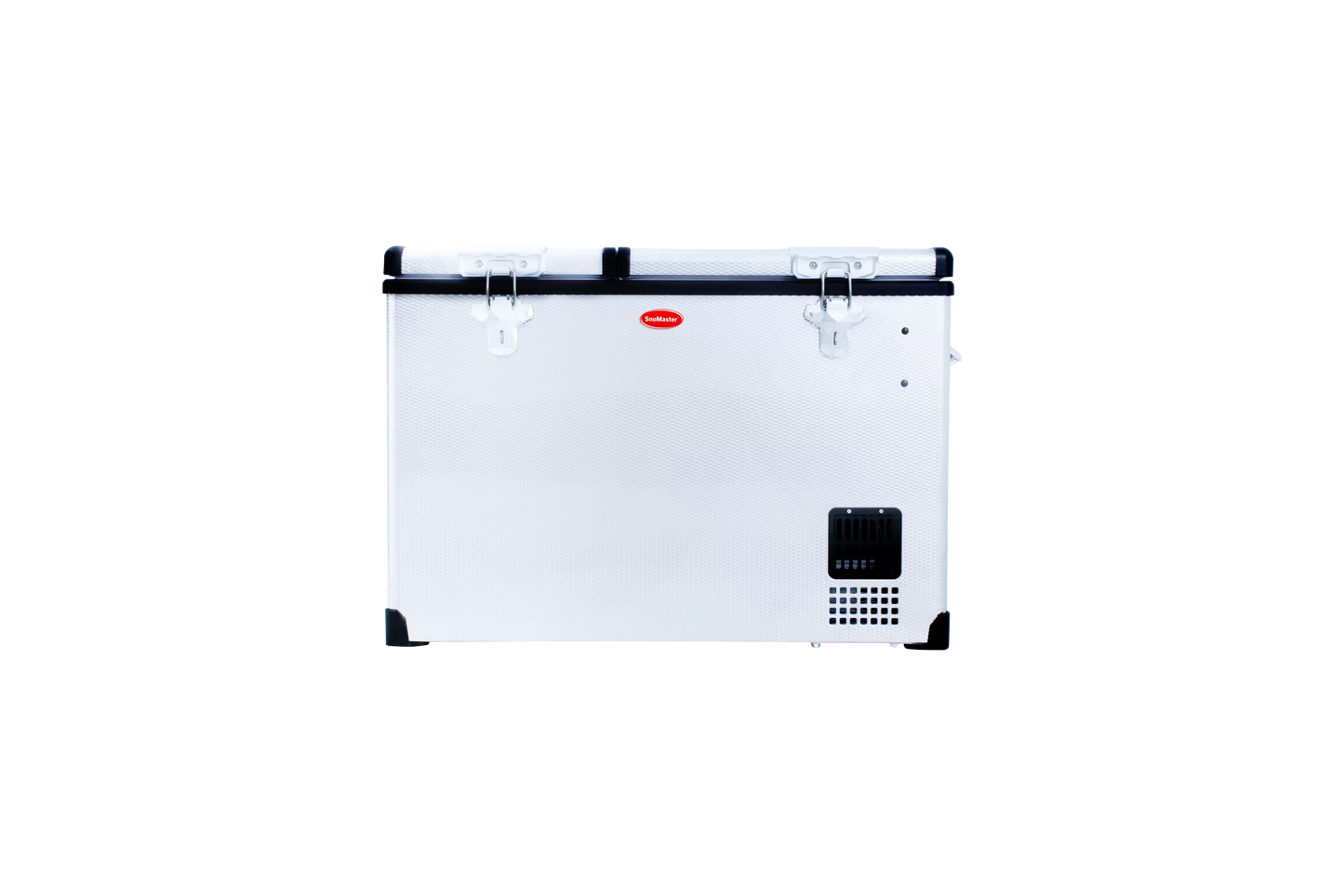 SnoMaster - 56L Dual Compartment Portable Fridge/Freezer AC/DC - Stainless Steel (SMDZ-CL56D)