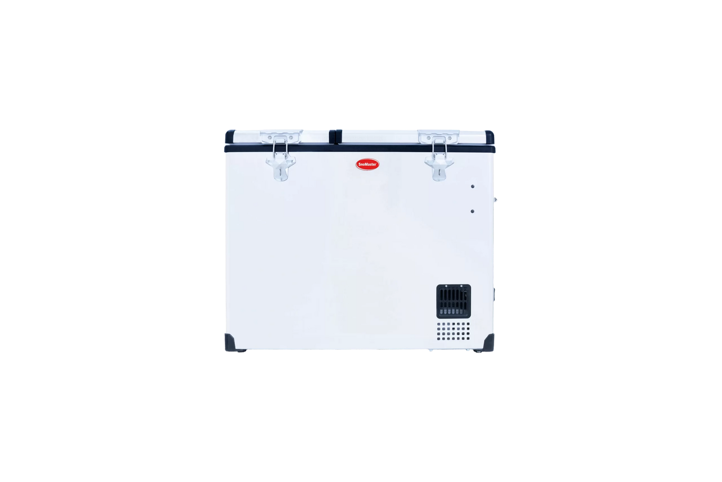 SnoMaster - 72L Dual Compartment Portable Fridge/Freezer AC/DC - Stainless Steel (SMDZ-CL72D)