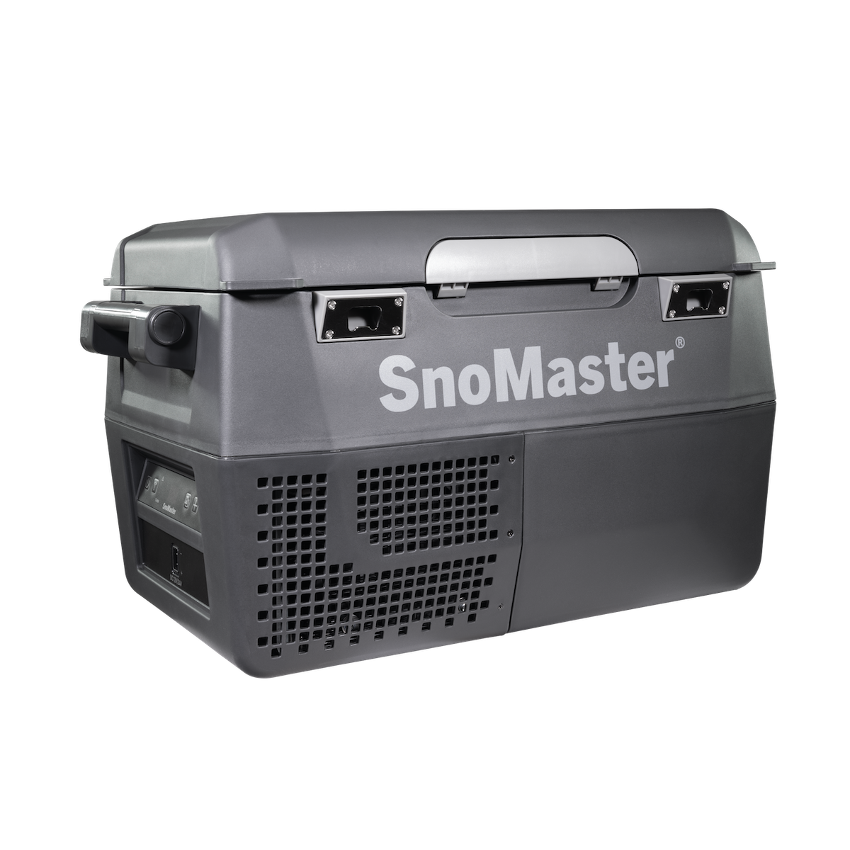 SnoMaster - 25.2L Plastic Portable Fridge/Freezer DC With 220V Power Adapter - Grey (SMDZ-LS25)
