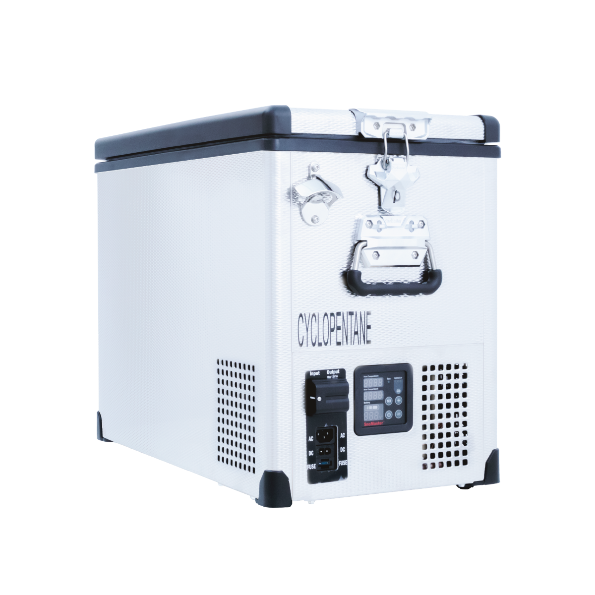 SnoMaster - 42L Single Compartment Portable Fridge/Freezer AC/DC - Stainless Steel (SMDZ-TR42S)