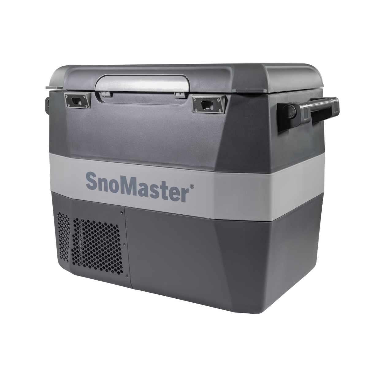 SnoMaster - 54L Plastic Portable Fridge/Freezer DC With 220V Power Adapter - Grey (SMLS-57)