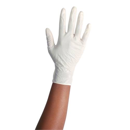 Chef Equip Disposable Latex Gloves Powder-Free (Pack of 100)
