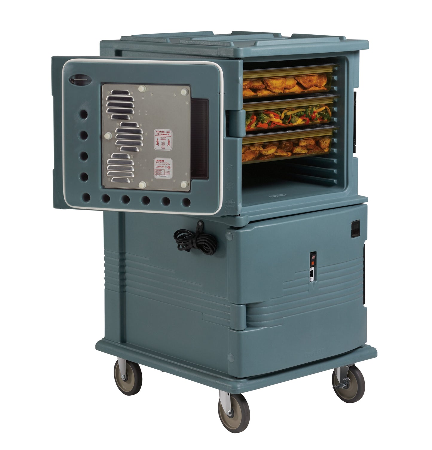 Cambro UPC Electric Heated Front Loader 1600 Series (2-Door Slate Blue, 220V) by Cambro Commercial catering equipment