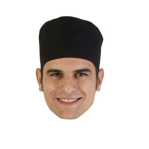 Chef Equip Chef Beanie -Black Poly Cotton by Chef Equip Commercial catering equipment