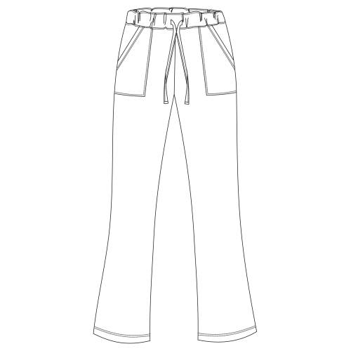 Chef Equip Ladies Chef Baggies -X-Small by Chef Equip Commercial catering equipment