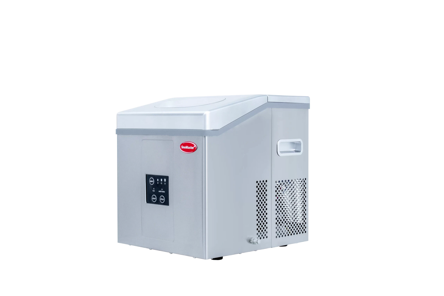 SnoMaster - 15Kg/24Hr Counter-Top Bullet Type Ice-Maker - Stainless Steel (ZBC-15)