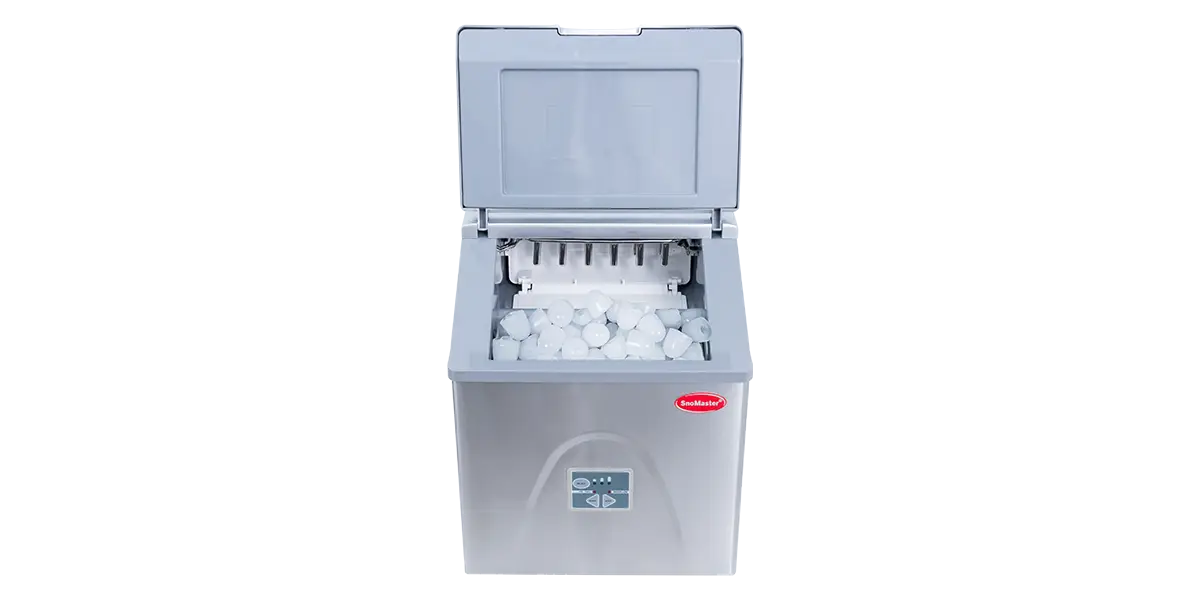 SnoMaster - 20Kg/24Hr Counter-Top Bullet Type Ice-Maker - Stainless Steel (ZBC-20)