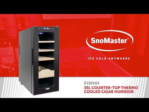 SnoMaster - 35L Counter-Top Thermo Cooled Cigar Humidor (Z150163)