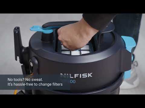Nilfisk VP300 HEPA EP S2 EU - Commercial Dry Vacuum Cleaner 700W, HEPA 14